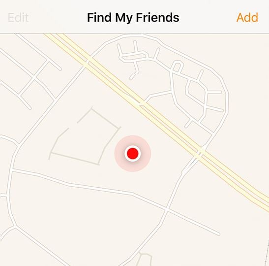 find my friends map