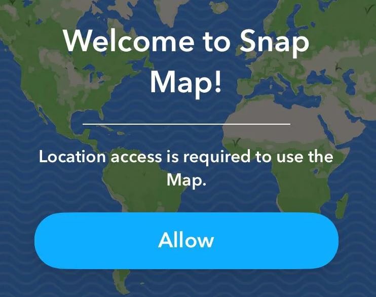 snap map location sharing