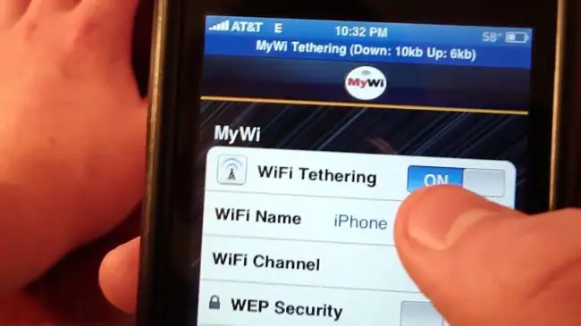 mywi wifi tethering