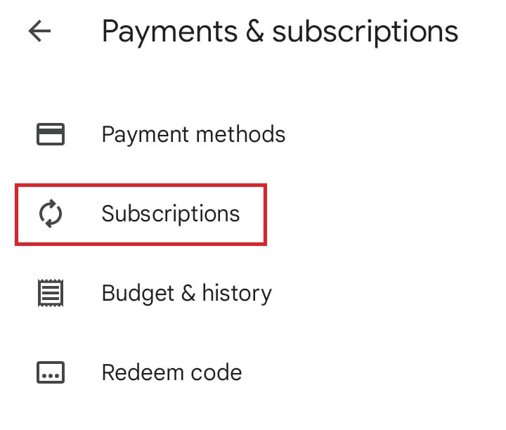 google play subscriptions