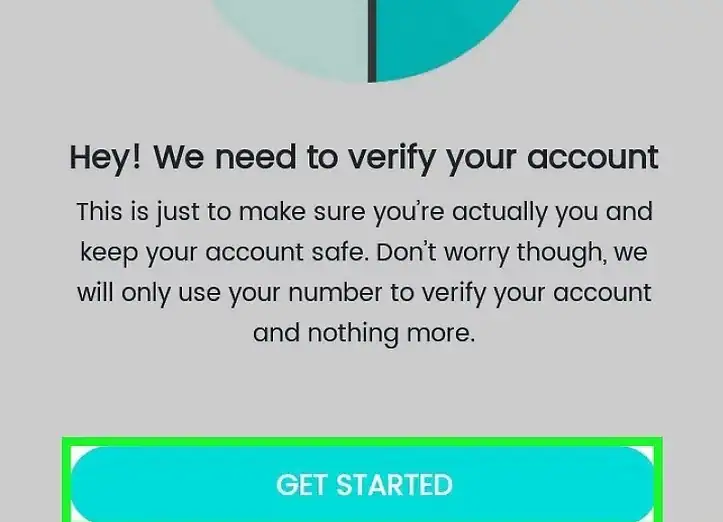 verify your account