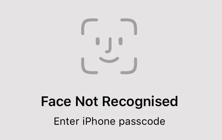 face not recognized