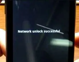 network unlock successful