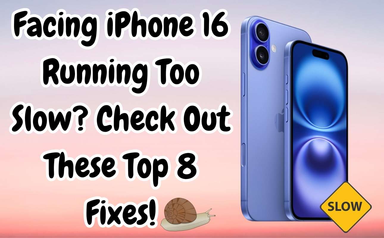 fix iphone 16 running slow