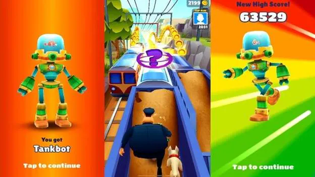 subway surfer interface