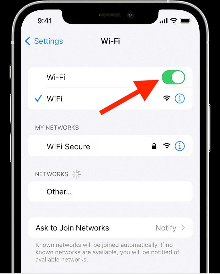 reconnect wifi to fix iphone is lagging 