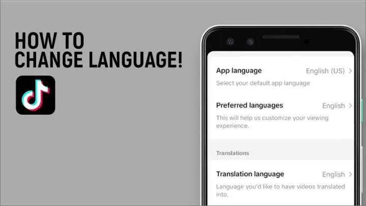 change language in settings