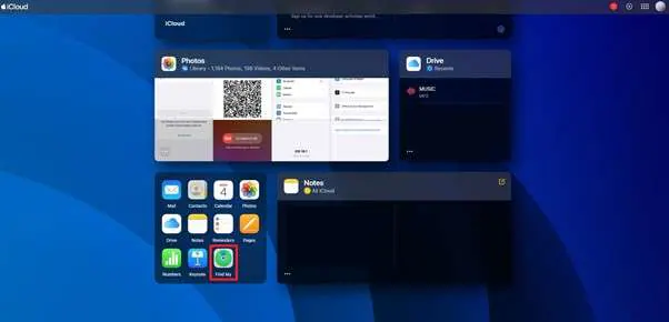 use icloud find my web