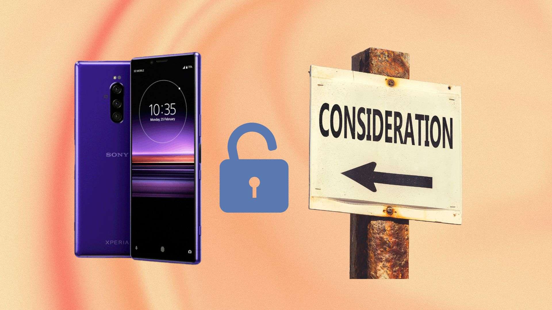 key considerations before unlocking sony xperia device