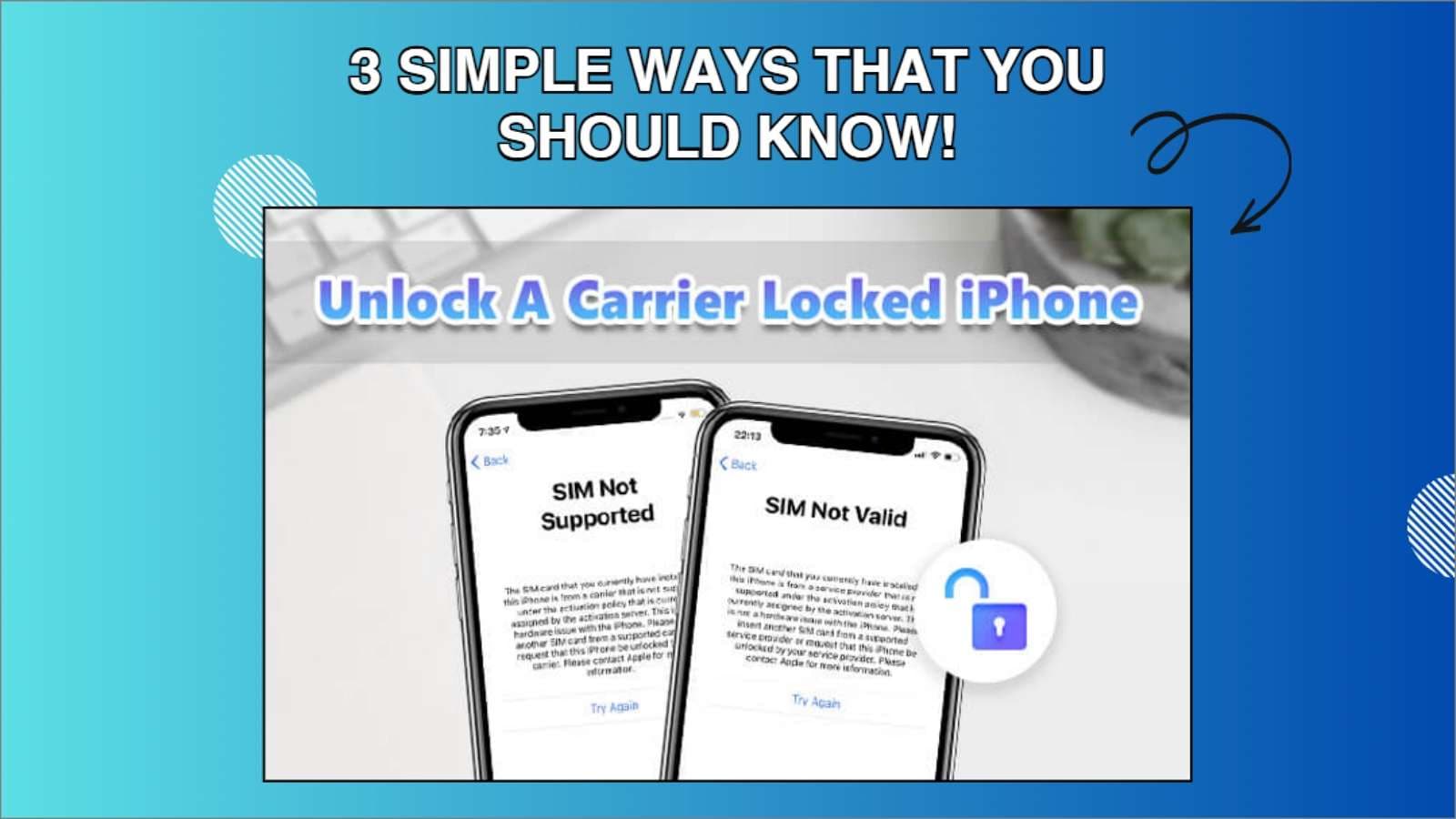 simple ways to unlock iphone carrier free