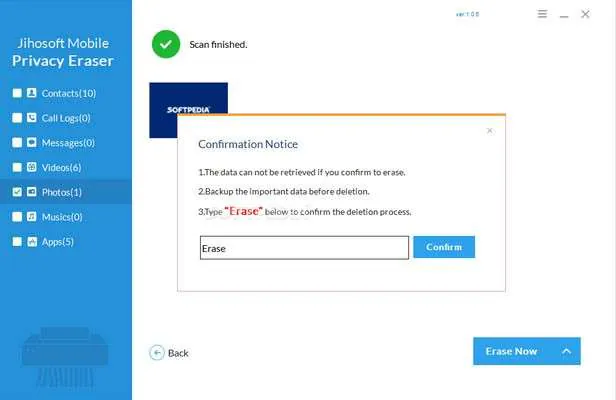 jihosoft mobile privacy eraser
