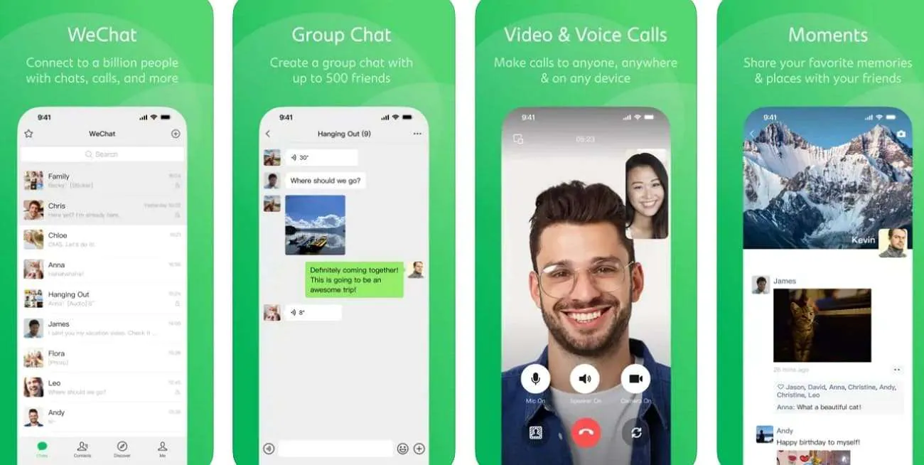 wechat secure messaging app