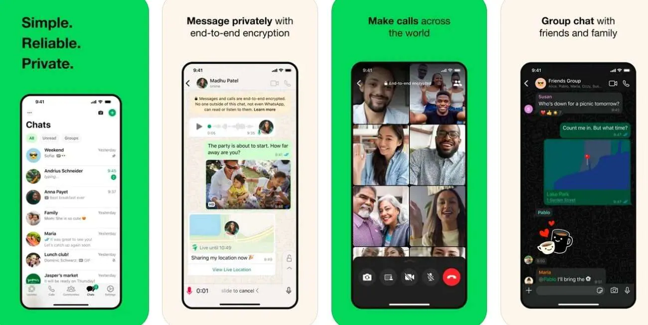 whatsapp secure messaging app 