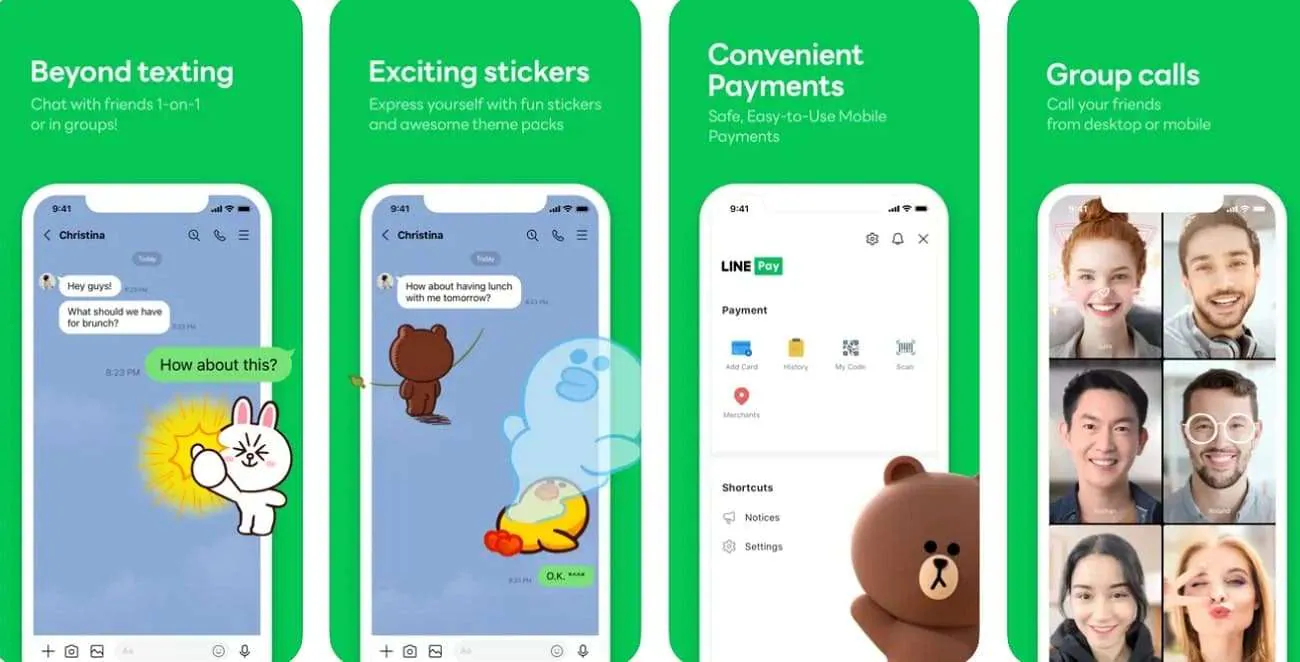 line secure messaging app