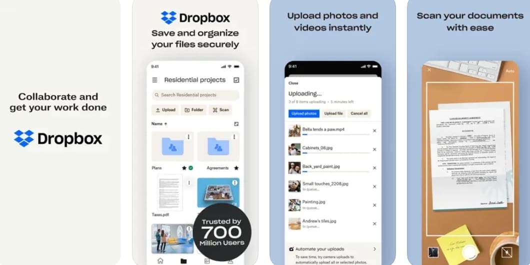 dropbox cloud storage app 