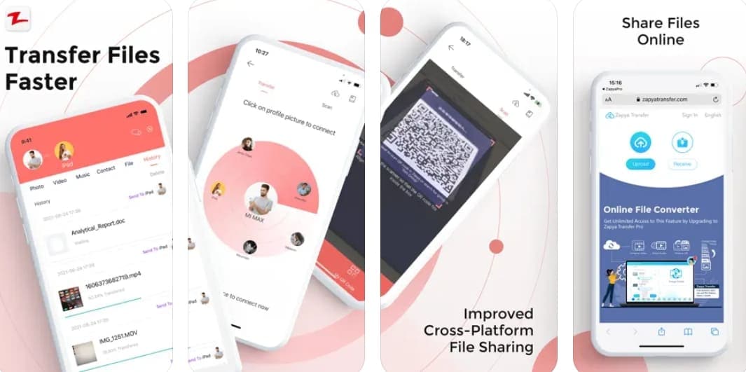 zapya file transfer share app 