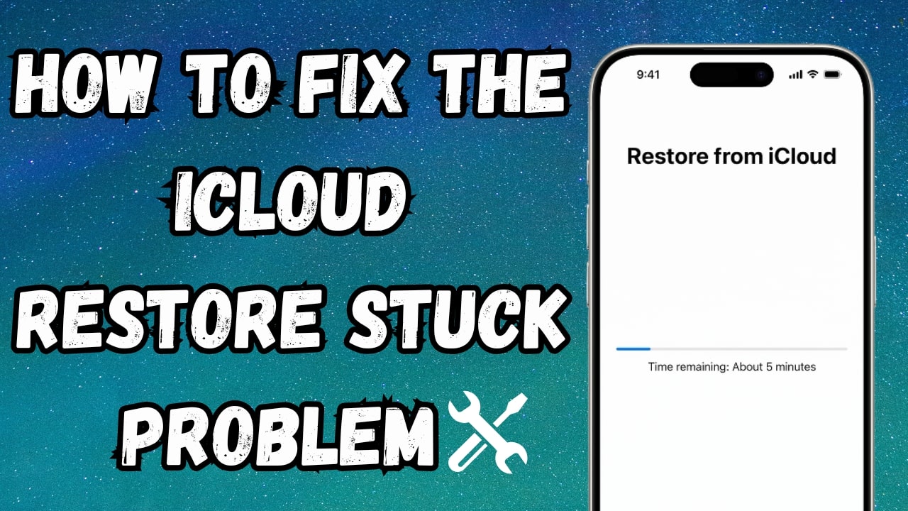 restoring from icloud backup