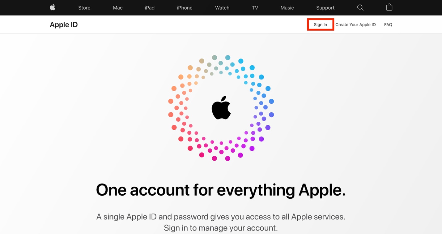 sign in with apple id
