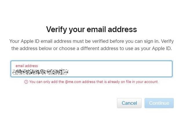 verify apple id