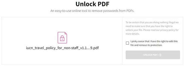 unlock bank statement pdf