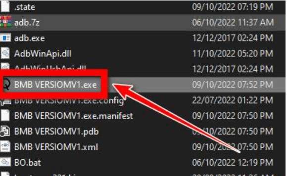 opening BMB v35 tool