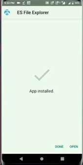 open the app