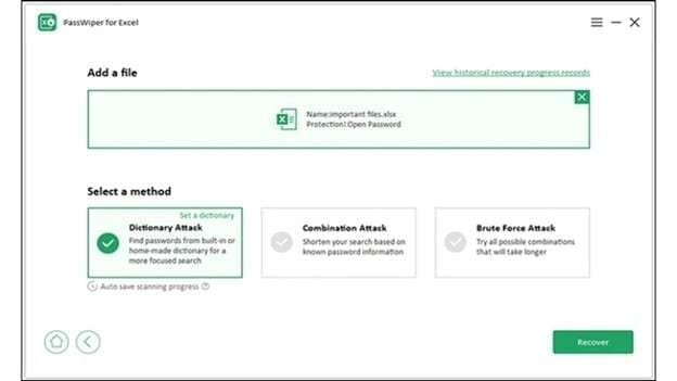 excel sheet password remover