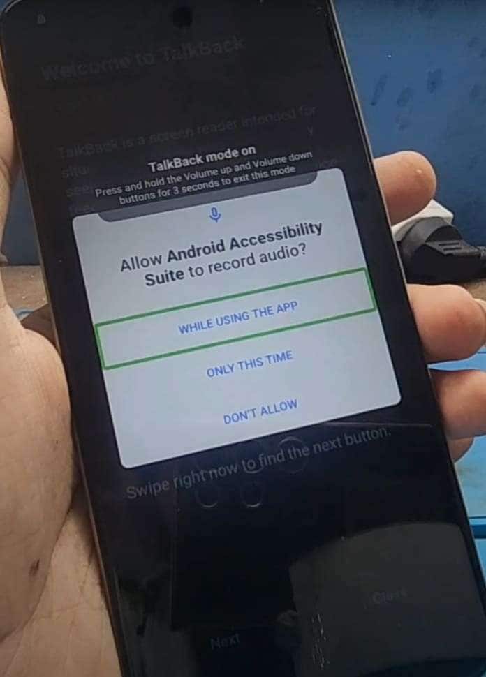 continue to allow while using app 