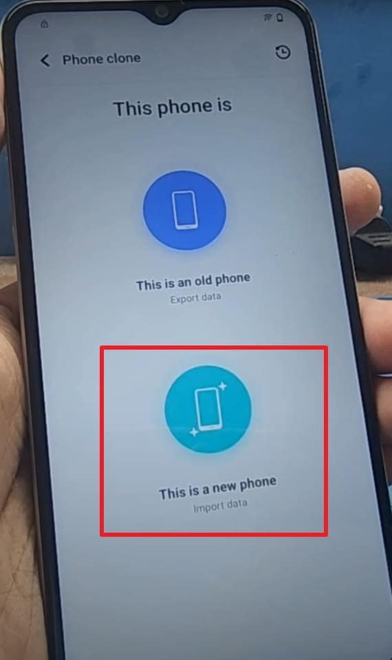 configure this is new phone 