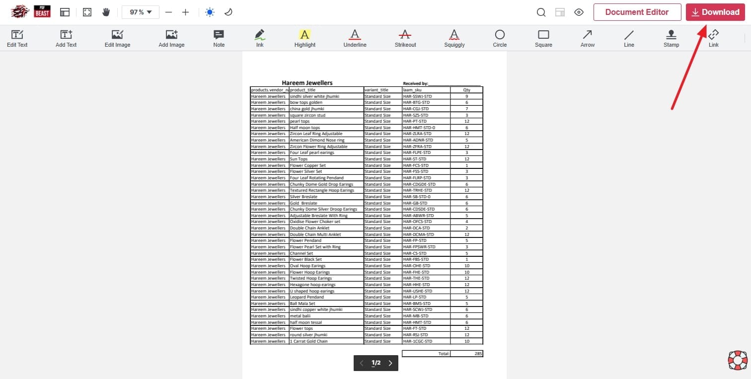 edit pdf and download 