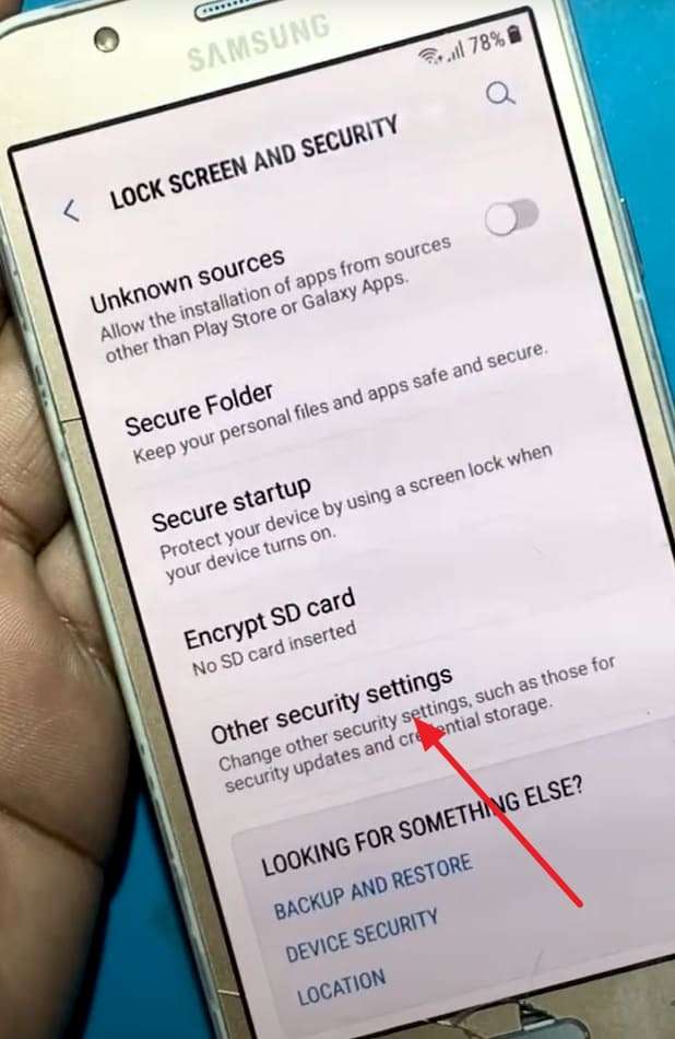 move with other security settings 