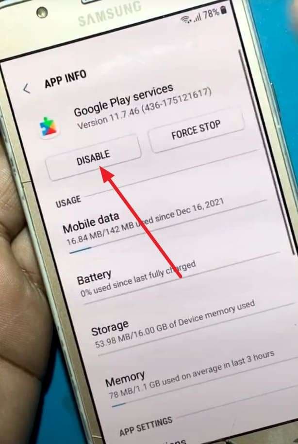 disable google play services 