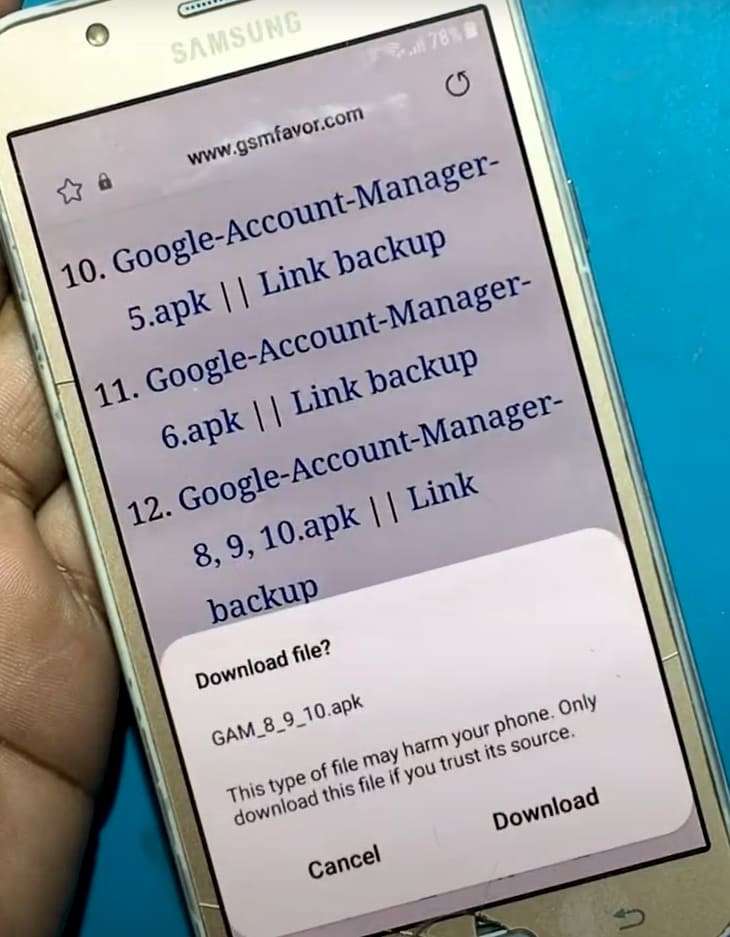 continue to download apks