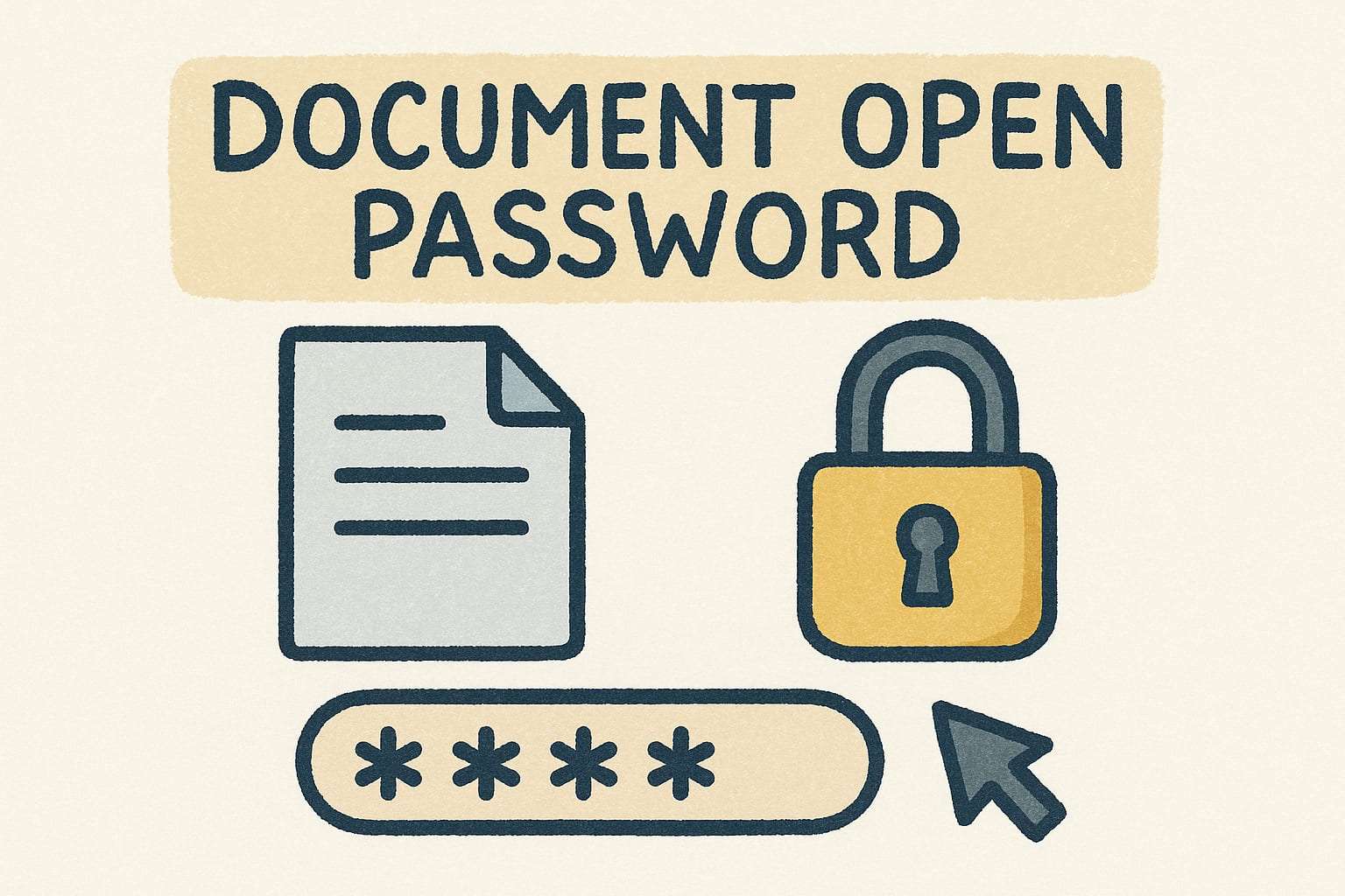 document open password protection 