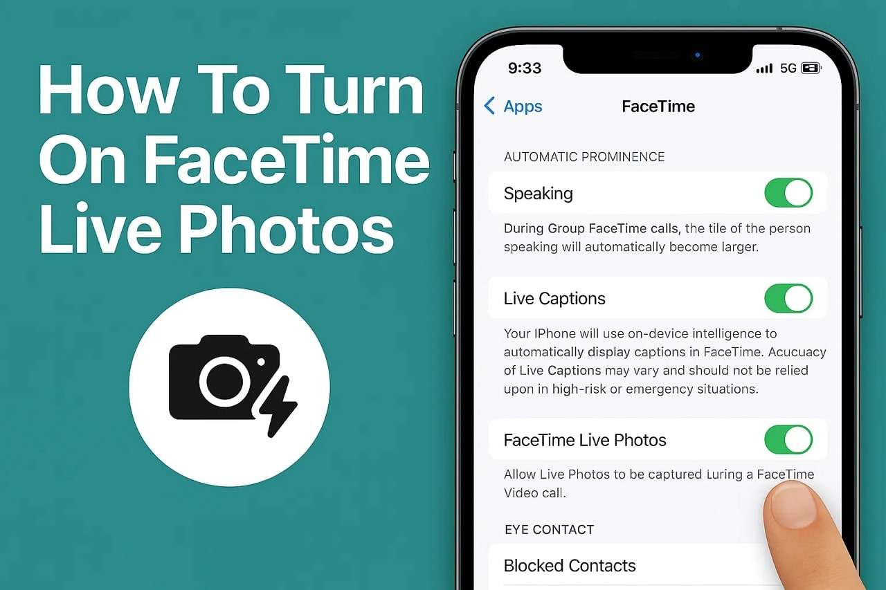 How To Turn On FaceTime Live Photos on iPhone & iPad: Capture Moments During Calls