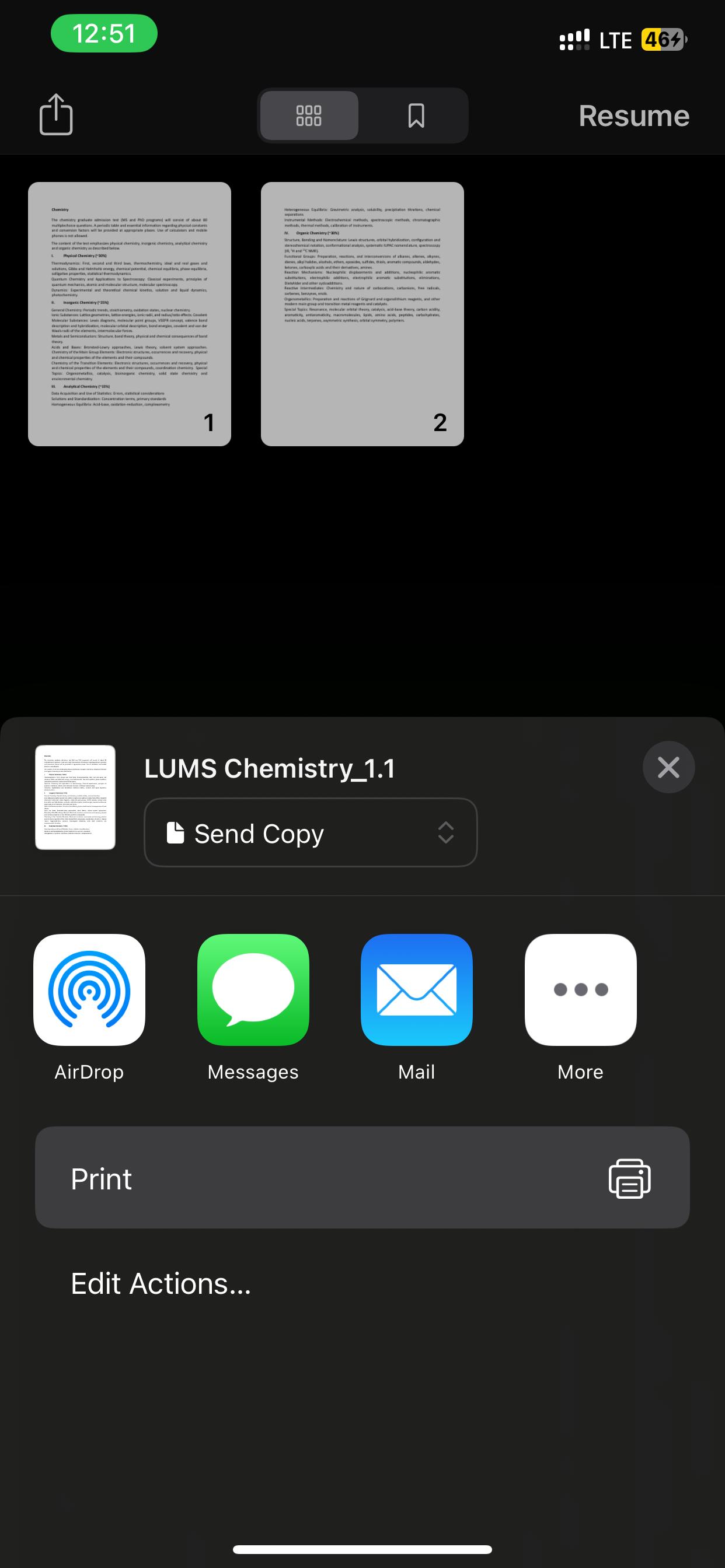 how to unlock pdf on iphone
