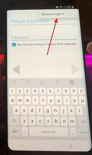 access browse sign in