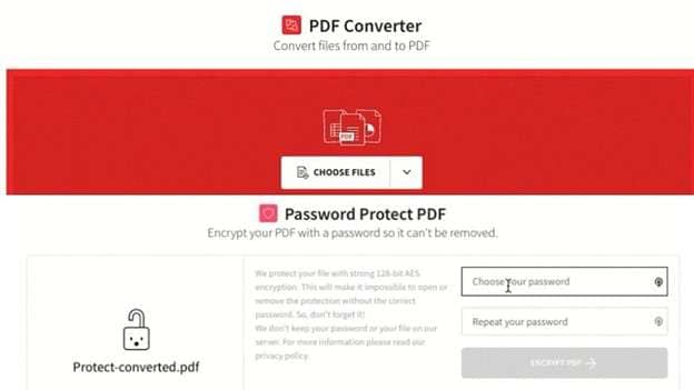 lock a word document with smallpds