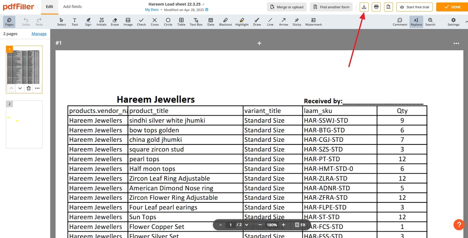 save unlocked pdf pdffiller