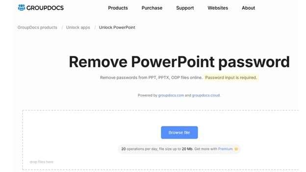 ppt password remover