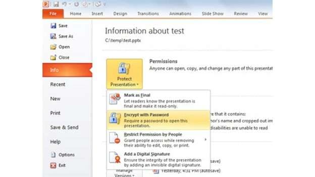 encrypt with password