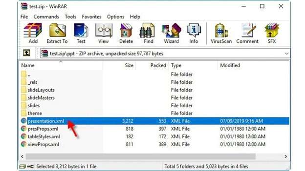 copy the file