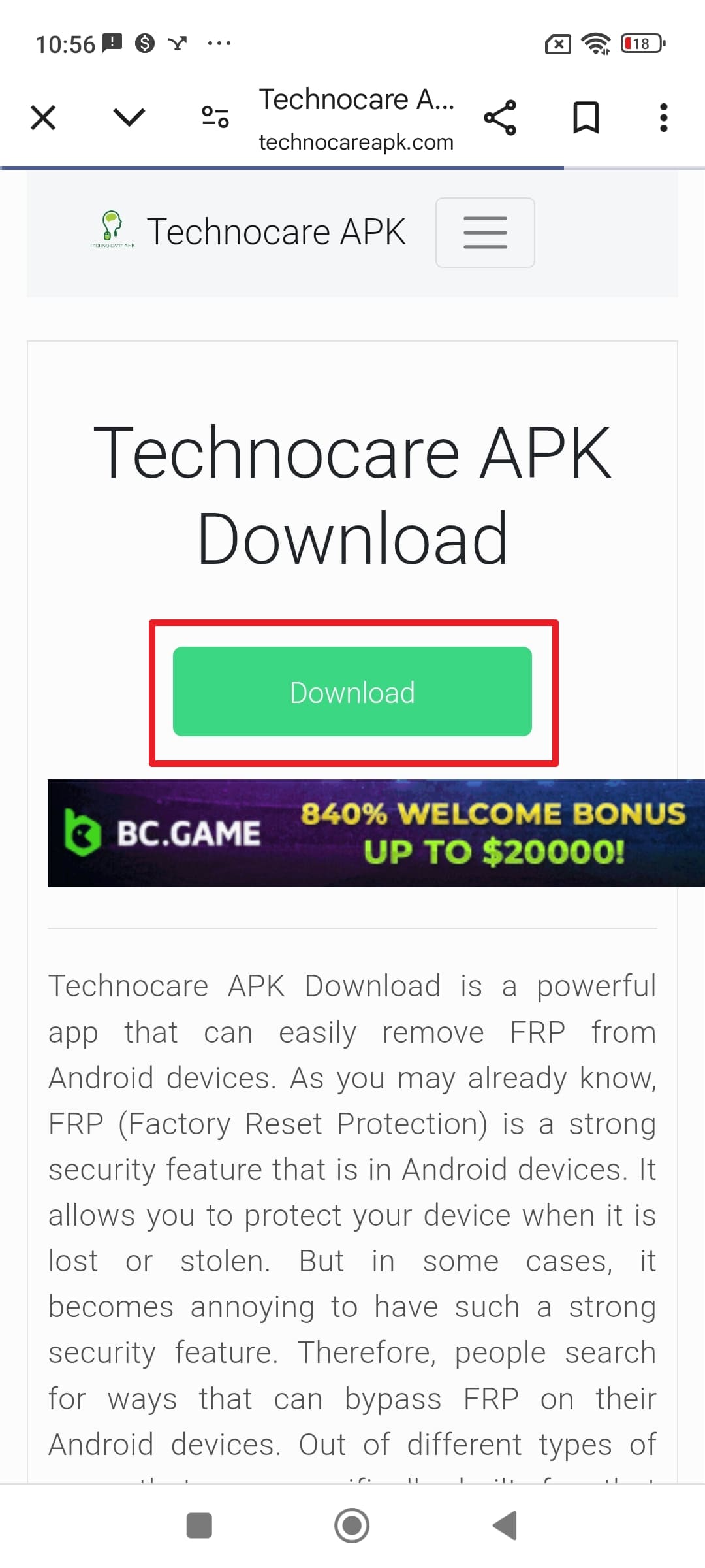 download apk using browser