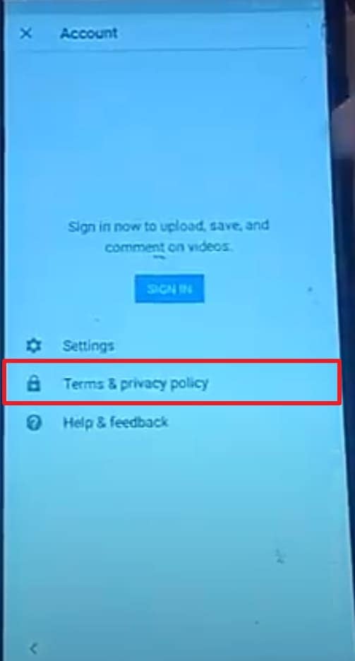 proceed with terms & privacy policy