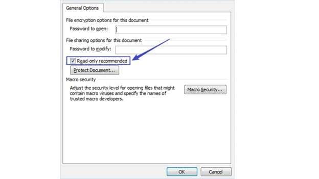 uncheck restriction option