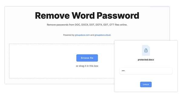 word password remover free online