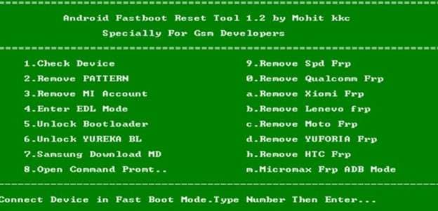 android fastboot reset tool v1.2