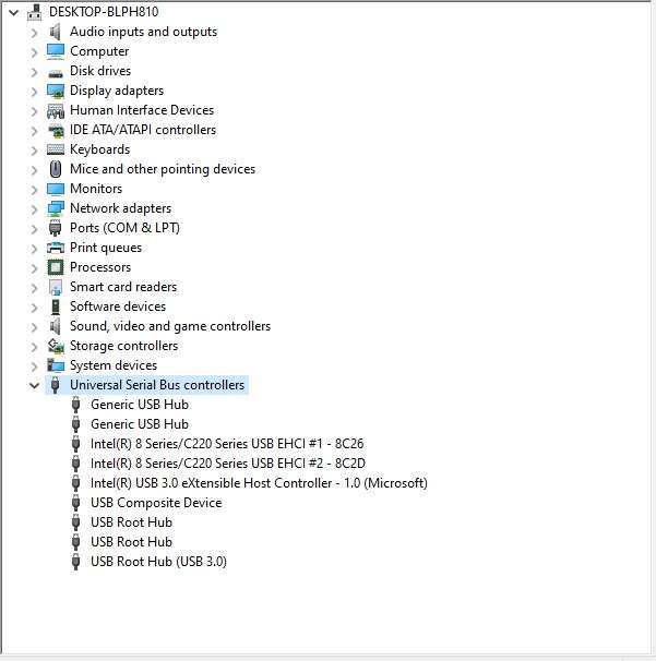 install USB drivers