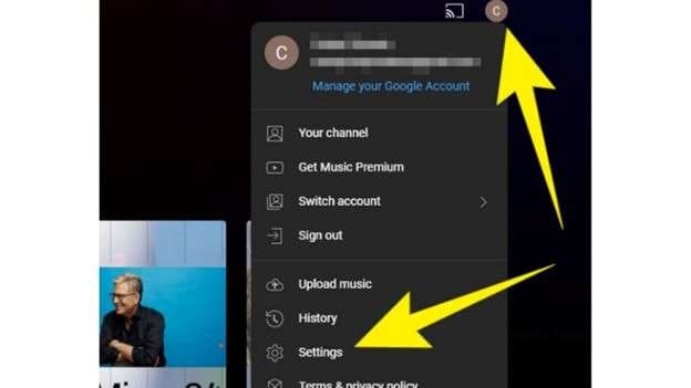 youtube settings