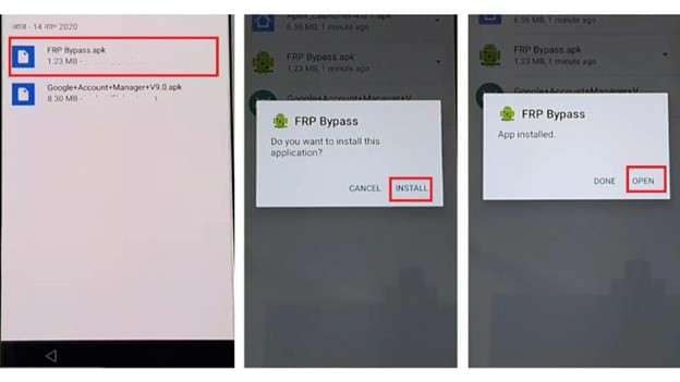 frp and google apk install